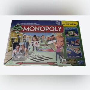 NEW SEALED Monopoly My Mon French/ English Board Game Hasbro 2014 Sealed